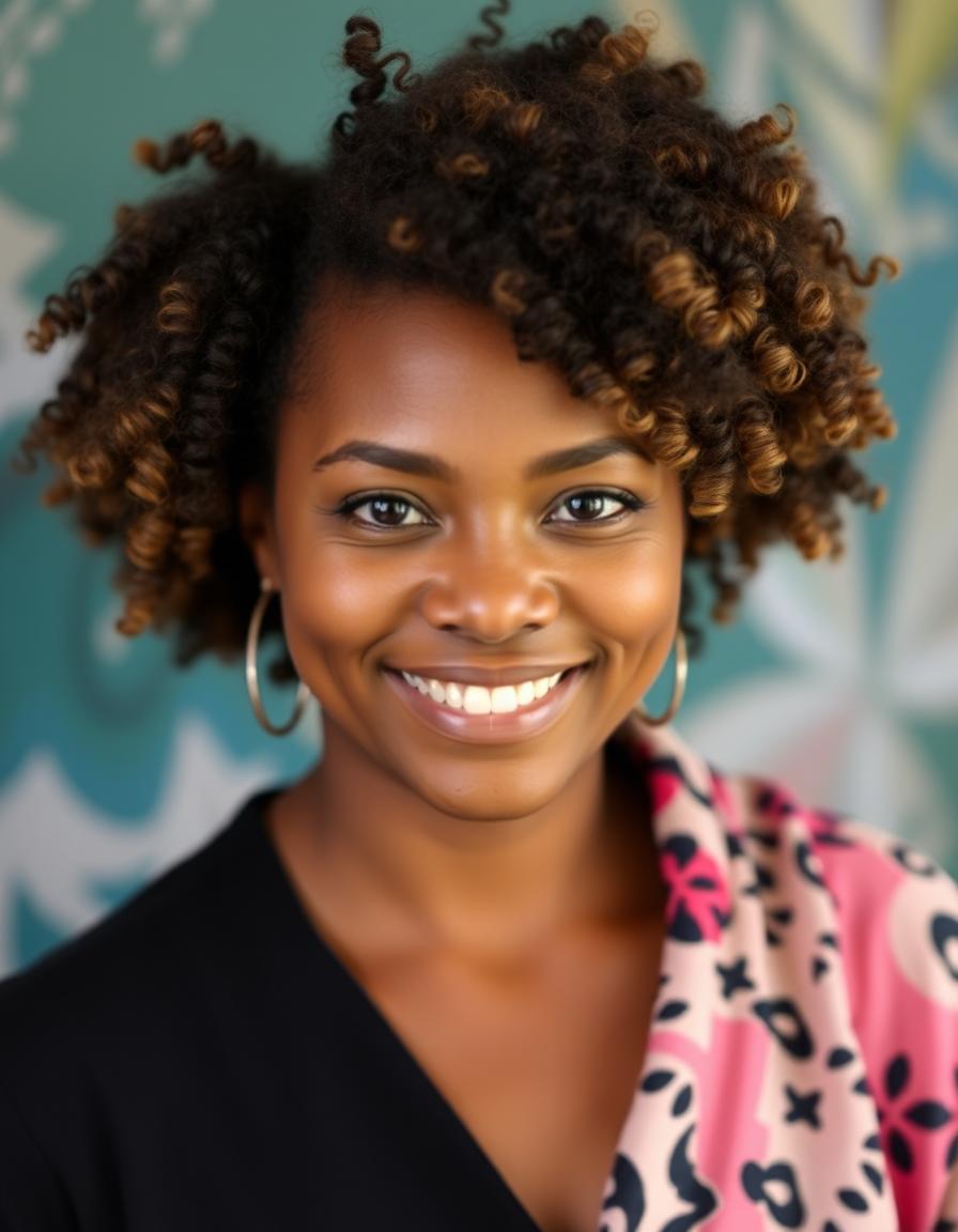 Head-shot of an African lady, who testifies of the benefits she has gotten from BIDEC Inc initiatives. - Testimonial