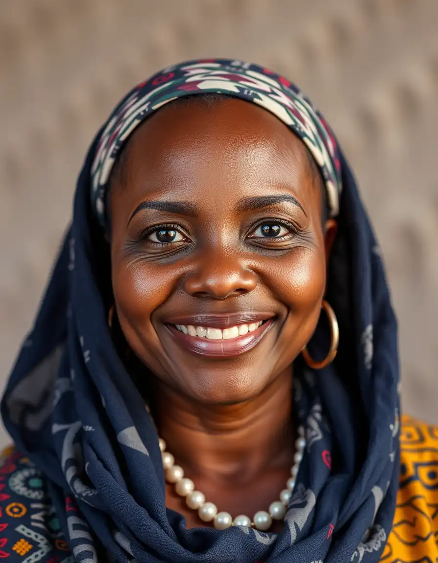 Head-shot of an African lady, who testifies of the benefits she has gotten from BIDEC Inc initiatives. - Testimonial