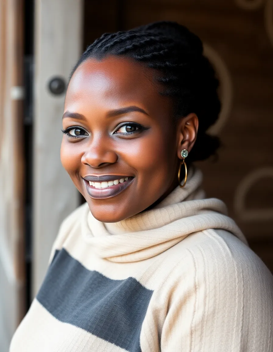 Head-shot of an African lady, who testifies of the benefits she has gotten from BIDEC Inc initiatives. - Testimonial