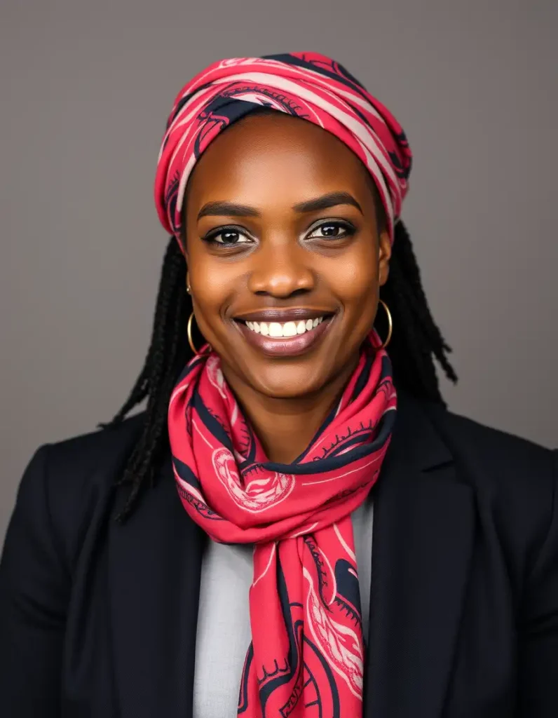 Head-shot of an African lady, who testifies of the benefits she has gotten from BIDEC Inc initiatives. - Testimonial